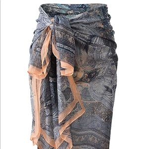 Knot Waist Convertible Boho Skirt